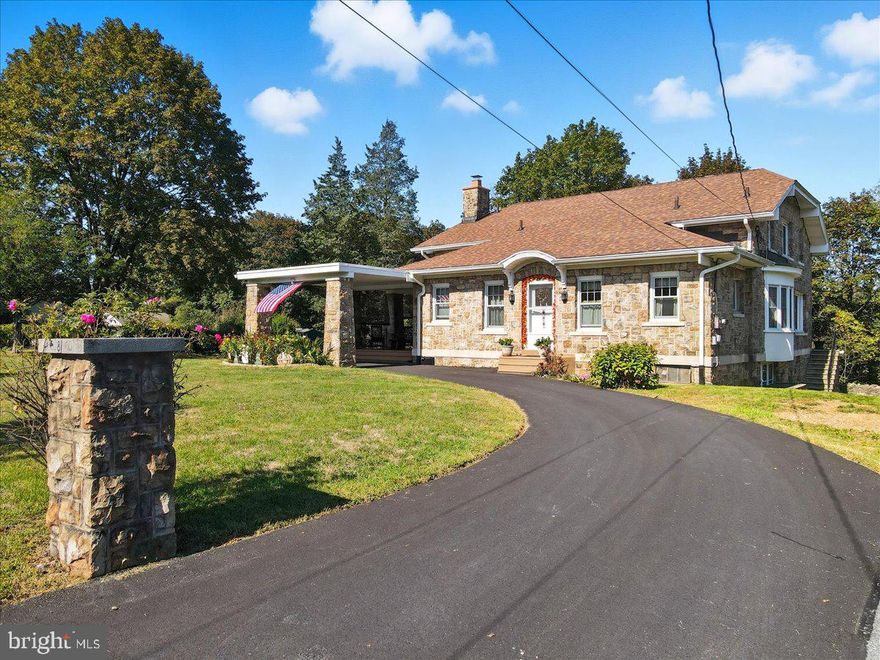 Timeless 1925 Stone Estate - 5+ bedrooms, 4 baths, 4200 sq ft of Classic Beauty on 1.05 Acres! Step into a one-of-a-kind home where history, craftmanship, & comfort meet. This exceptional 1925 vintage stone residence has been lovingly maintained & thoughtfully upgraded by its current owner of 30 years, preserving the homes original wood trim, gleaming hardwood floors & architectural integrity throughout. From the moment you enter the grand foyer & impressive 7 ft-wide entrance hall, you'll recognize that this is no ordinary home. The gracious floor plan spans approximately 4,200 sq ft, featuring 5 bedrooms, 4 full baths, & a main level den. 3 bedrooms are conveniently located on the 1st floor, along with beautifully updated baths & a state-of-the-art kitchen that blends modern efficiency with timeless style. The spacious formal dining room easily accommodates large family gatherings & elegant entertaining. A dramatic open staircase with wide treads leads to the 2nd level, which offers 2 additional bedrooms, access to a rooftop deck w/sweeping views of the PA mountains, & even a kitchenette for late-night snacks or early morning coffee. The lower level adds a 19' x 17' recreation room, a possible 6th bedroom, & direct access to the oversized built-in two car garage - ideal for multi-generational living or guest quarters. Recent upgrades include a new roof, replacement windows, state-of-the-art  gas furnace supplying efficient steam heat throughout the home.
With 17 closets, there's no shortage space, & the solid woodwork remains as pristine as it was nearly a century ago. Set on 1.05 beautifully landscaped acres, the exterior is as inviting as the interior. A circular driveway welcomes guests in style while providing off-street parking & enhancing curb appeal. A large covered front porch offers a relaxing outdoor space for entertaining up to 10 guests, & the level side yard - once home to a pool - provides ample room for recreation, gardening, or simply enjoying the outdoors. A new asphalt driveway leads to additional parking & access to the built-in garage w/recently replaced insulated garage doors. This remarkable property combines the grace of the past w/the conveniences of today, offering a rare opportunity to own a truly distinctive home in a desirable suburban Pennsylvania community. SELLER IS A PA LICENSED REAL ESTATE AGENT