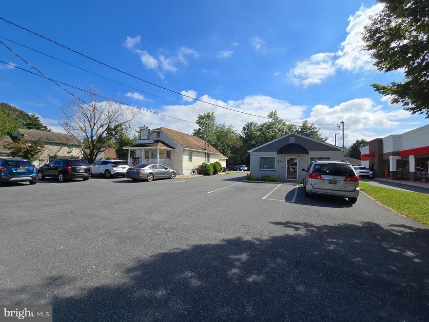 Sale includes two buildings currently occupied on a month to month basis by salons.  960 +/- square foot building is constructed over a part basement with first floor consisting of reception, salon, massage room, office, and a powder room.  1,824 +/- building is constructed over a concrete slab utilized as salon.  Buildings are in good condition having gas FHA and central air conditioning.