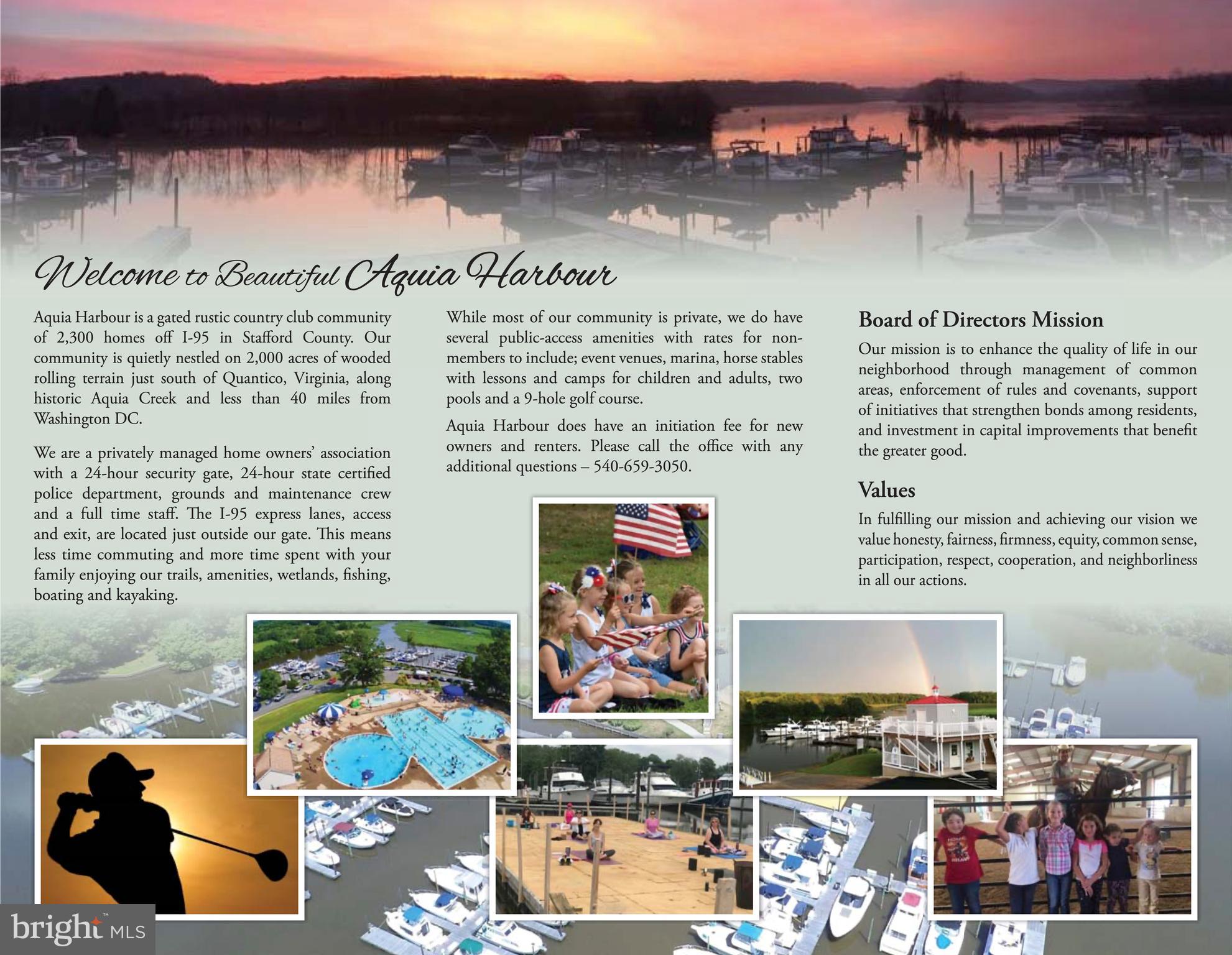 AQUIA HARBOUR - Residential