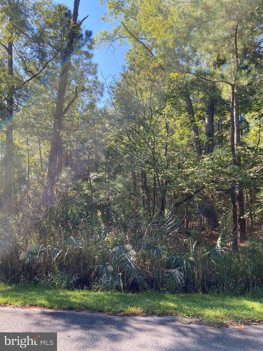 Lot for sale in quiet water privileged community which includes sandy beach, pier and pavilion for residents use