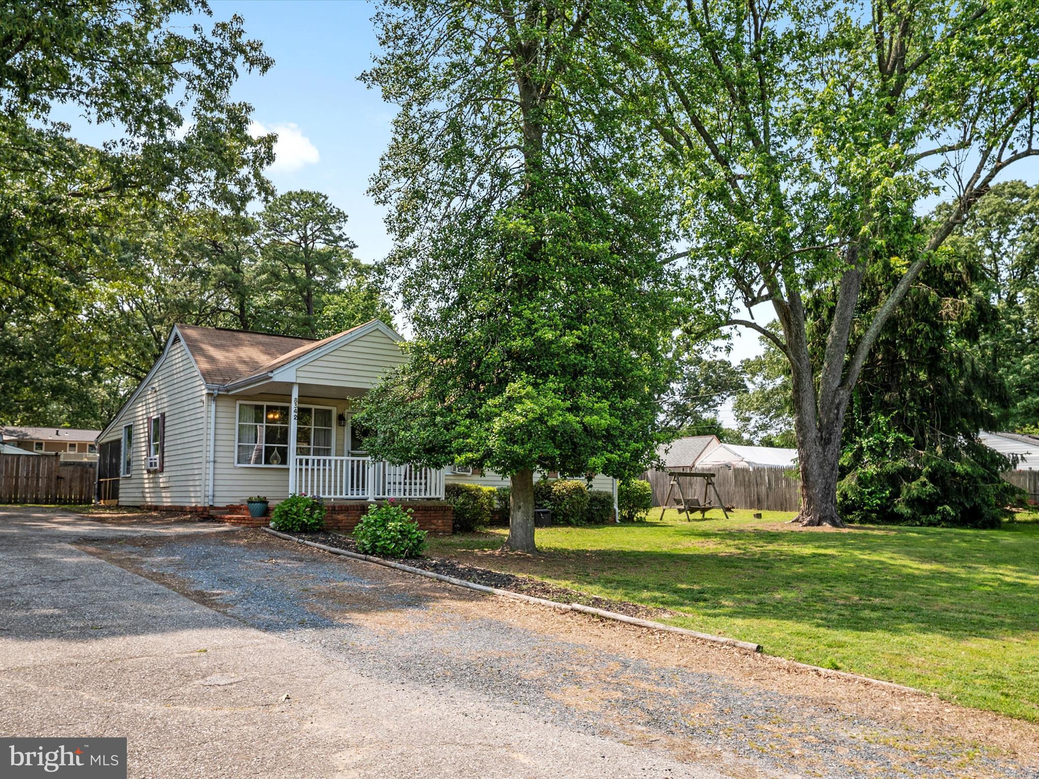 Welcome to single level living in a serene setting this 3 bedroom, 2 1/2 bath home offers over 1,600 sq ft on a expansive half-acre lot with mature trees and room to roam. Move-in ready with lots of potential to make it your own, the home invites you to enjoy outdoor living with a screened-in porch off the back, spacious back deck, and inviting front porch. A separate family room and rear bedroom—paired with access to a private deck—create a natural space for multi-generational living, guests, or even a home office with added privacy.
The fully fenced backyard provides endless possibilities—whether you envision a pool, garden, or garage—with two sheds already in place for extra storage. The basement offers additional space ideal for a workshop or seasonal storage.
Tucked in a quiet, well-loved neighborhood with no HOA, you're just minutes from Kinder Farm Park, Elvaton Park, and the B&A Trail, with easy access to Baltimore, Annapolis, and DC.
A one-year home warranty is included for added peace of mind. Don’t miss this opportunity to own a home that blends comfort, potential, and location in one perfect package.