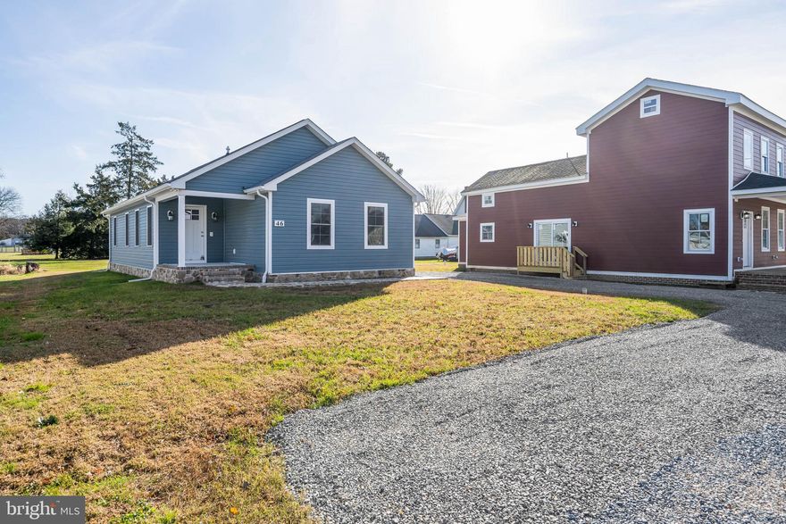 Welcome to your brand-new home in Farmington — perfectly positioned between Harrington and Greenwood with quick, convenient access to Route 13. This beautifully built single-level residence offers modern living, a bright open floor plan, and the low-maintenance lifestyle today’s buyers want.

Step inside to find a spacious main living area that seamlessly blends the kitchen, dining, and family room — ideal for everyday living and entertaining. The kitchen features fresh, modern finishes and great natural light, creating a warm and inviting space to gather.

Outside, enjoy the privacy of a nice, usable backyard—perfect for grilling, pets, or simply relaxing outdoors. The attached garage is a true functional asset, offering secure parking plus excellent space for tools, storage, and the potential for a workbench—ideal for projects, hobbies, or keeping everything organized and out of the living space.

With all bedrooms on one level, this home is designed for comfort, accessibility, and easy living. Whether you’re starting out, downsizing, or just looking for the simplicity of a brand-new home with nothing to do but move in, this property checks every box.

New construction. Open floor plan. One-level living. A great yard. An unbeatable location close to everything. Don’t miss your chance to make this home yours.