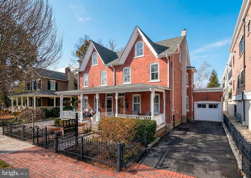 Located on the riverfront along N. Main Street—one of the most desirable addresses in New Hope and all of Bucks County—this three-bedroom, one-and-a-half-bath Victorian twin offers a perfect blend of historic charm and modern updates. Inside, you’ll find hardwood floors, a newly renovated kitchen, and a spacious, fully updated main bath. There is an attached 2 car garage and two off street parking spaces in the driveway. The fenced backyard features plenty of room for outdoor entertaining with a brick patio for grilling and dining. There is an additional patio right on the river with fireplace and a private dock offering easy river access for boating, kayaking or relaxing by the water. Just steps to all New Hope has to offer... renowned dining, boutique shopping, and vibrant cultural attractions. This is a rare opportunity to own a true riverfront gem in the heart of town.