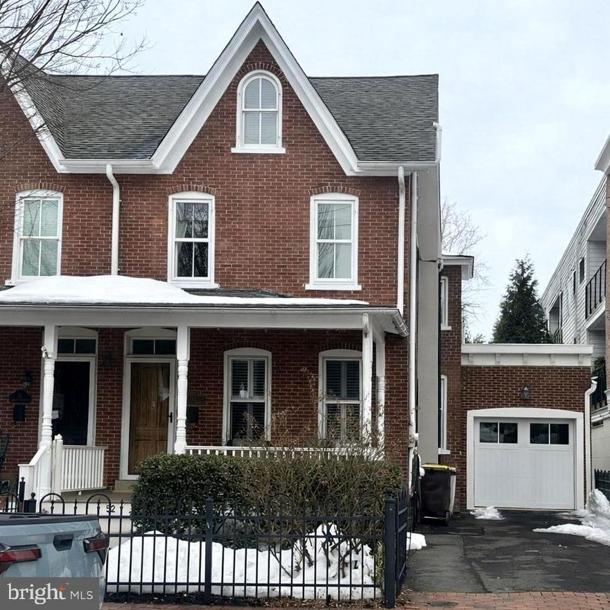 Located on the riverfront along N. Main Street—one of the most desirable addresses in New Hope and all of Bucks County—this three-bedroom, one-and-a-half-bath Victorian twin offers a perfect blend of historic charm and modern updates. Inside, you’ll find hardwood floors, a newly renovated kitchen, and a spacious, fully updated main bath. There is an attached 2 car garage and two off street parking spaces in the driveway. The fenced backyard features plenty of room for outdoor entertaining. A brick patio for grilling and dining in the beautiful. There is an additional patio right on the river with a private dock offering easy river access for boating, kayaking or relaxing by the water. Just steps to all New Hope has to offer... renowned dining, boutique shopping, and vibrant cultural attractions. This is a rare opportunity to own a true riverfront gem in the heart of town.