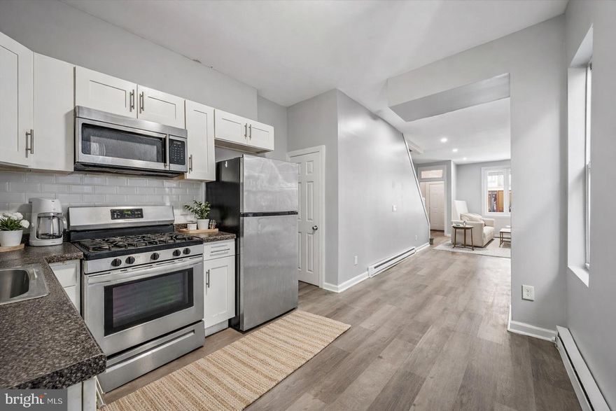 Welcome to 3411 G Street — a beautifully renovated home that perfectly blends modern finishes with comfortable city living. This move-in ready property offers 3 spacious bedrooms and a stunning, fully updated bathroom featuring sleek subway tile and clean, contemporary design.

The thoughtfully designed kitchen showcases white shaker cabinetry, counter and storage space, and stainless steel appliances, creating a bright and functional space perfect for both everyday living and entertaining. Natural light pours throughout the home, highlighting the open layout and enhancing the airy feel of each room.

Upstairs, you’ll find well-proportioned bedrooms with large closets and oversized windows, offering both comfort and practicality. Right before you step outside, you have a spacious mudroom for laundry and shoes. Step outside to a private backyard — an ideal setting for relaxing, entertaining, or enjoying warm summer days.

Conveniently located in the heart of the neighborhood, this home offers easy access to public transportation, making commuting throughout Philadelphia seamless. Nearby SEPTA bus routes and Market Frankfort Line   provide quick connections to Center City and surrounding areas. Residents will also appreciate proximity to local shops, dining options, parks, and everyday conveniences that make this location both vibrant and accessible.

Whether you're a first-time buyer or looking for a turnkey investment, 3411 G Street delivers style, space, and convenience in one complete package.
