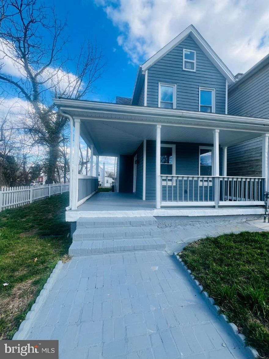 This is a beautiful complete rehab of a 3 BR 2 FB detached house in an up and coming area in  21229. New roof, new HVAC with CAC, New windows, New siding, New parking area,  Two new full baths including a master bedroom bath with walk in shower.  All waiting on a quiet one way street with quick access to everything.  Bring all offers to be presented as received. Seller desires a quick settlement