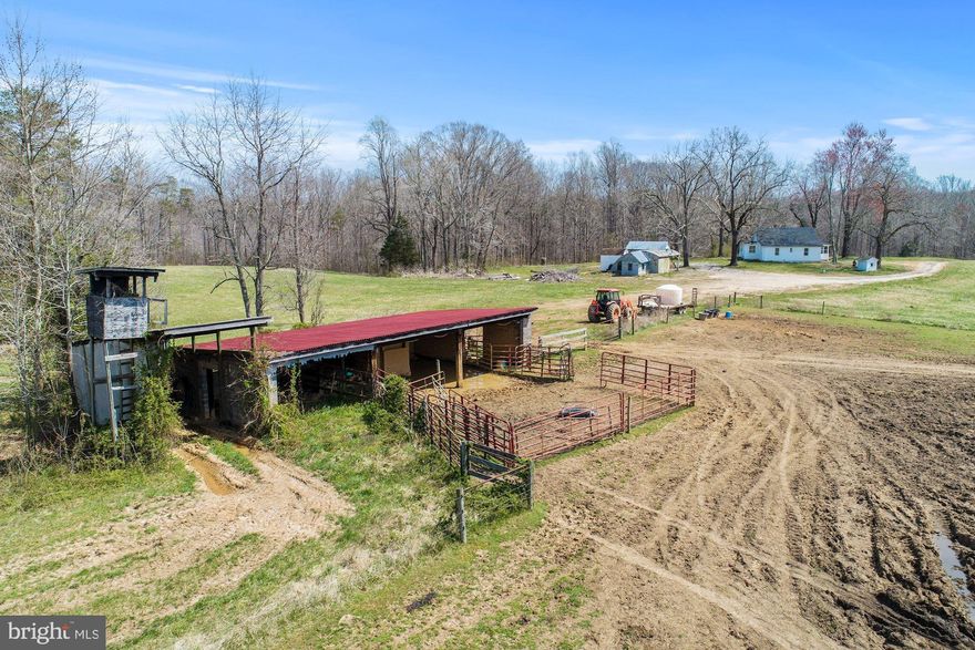 61-acre farmland, equestrian park, or rolling vineyard. Open pastures wooded borders, stream & pond and a 1950 s farmhouse with working well & septic and new HVAC.J Located just 14 miles from downtown Fredericksburg, less than 7 miles from I-95 and 2 miles from Spotsylvania Courthouse. Access by deeded road.