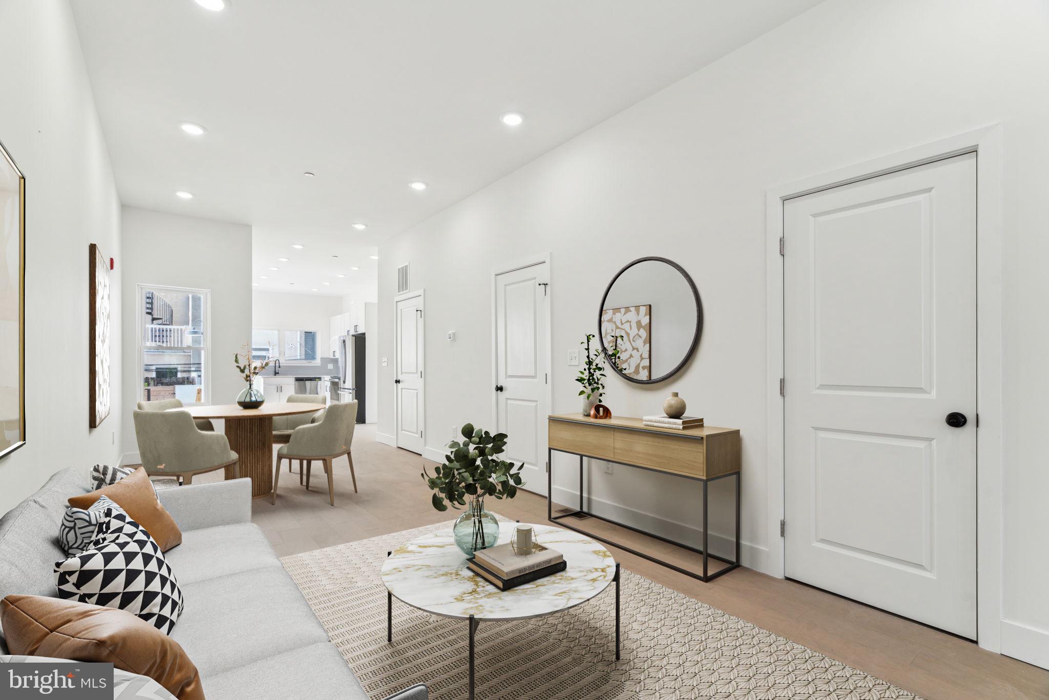 Welcome to the epitome of modern luxury living in the heart of Point Breeze. Unit 1 is HUGE, twice as big as the other units here PLUS a private rear yard! Boasting 1 bedroom + den and 2.5 bathrooms, the heart of the home lies in the beautiful kitchen and flows into the spacious dining area. The open layout continues into the living area, offering a perfect balance of comfort and style. Discover the essence of relaxation in the graciously sized bedroom that serve as sanctuaries of tranquility. The luxurious bathrooms boast exquisite fixtures and tiling show meticulous attention to detail, elevating the overall sense of opulence within the home. These stunning new construction homes redefine sophistication with their high-end finishes and impeccable design. Taxes are not $1. Taxes and square footage is the responsibility of the buyer to have verified independently. The PAR Standard Agreement of Sale for New Construction of sale must be used for new construction properties whether completed or not.