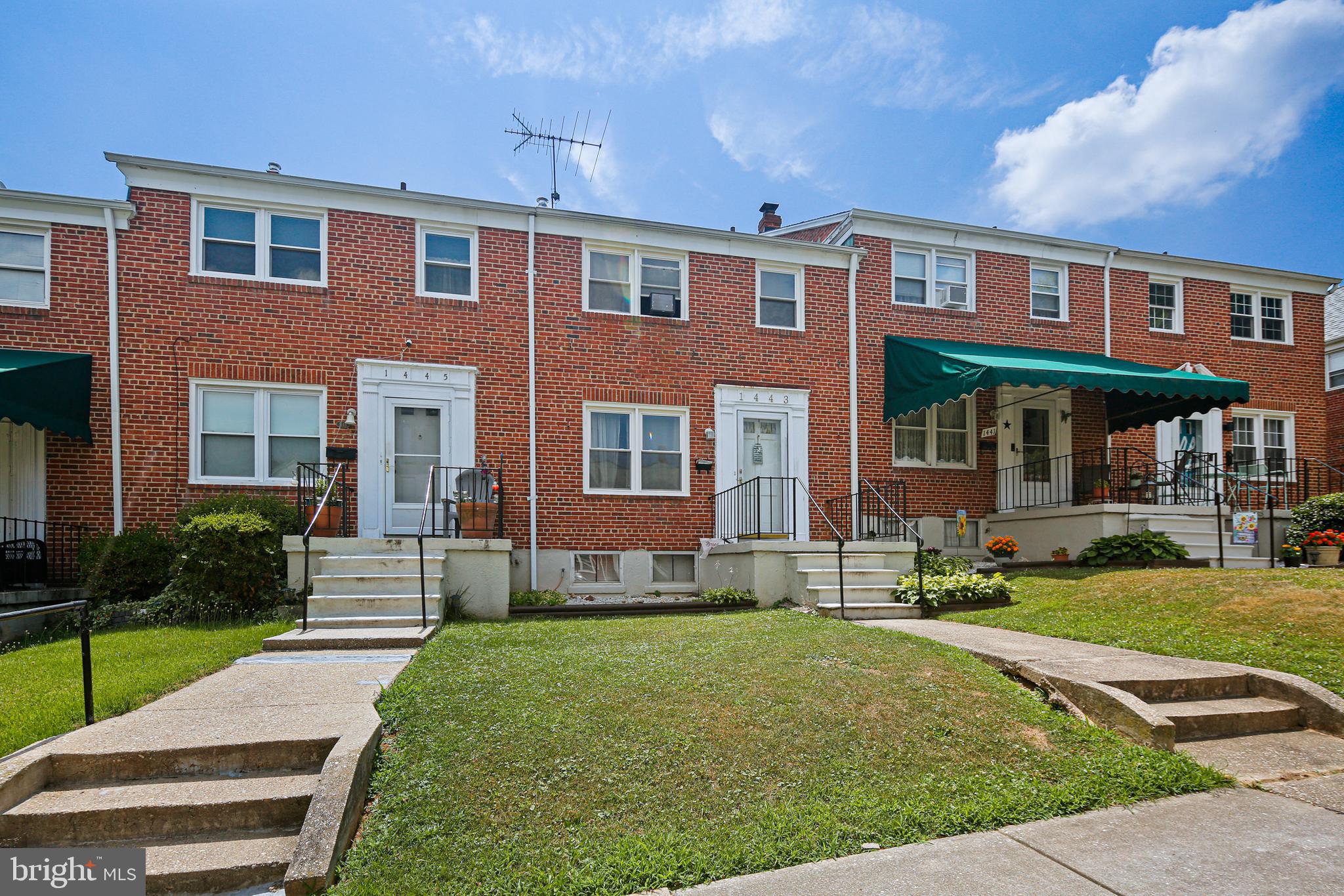 Price improvement $10,000 reduction. Welcome to 1443 Langford Rd, Gwynn Oak, MD 21207! This charming 3-bedroom, 1.5-bathroom townhouse spans 1,512 square feet and is designed for comfort and style.
Step inside to an open concept living and dining area, perfect for entertaining and family gatherings. Natural light floods the interior, highlighting the tasteful finishes and contemporary fixtures throughout. The galley-style kitchen features a sleek white subway tile backsplash, offering a clean and modern look.
The finished basement adds extra living space, ideal for a home office, playroom, or media center. Enjoy your morning coffee or evening relaxation on the front or rear porches, each offering inviting sitting areas. The rear parking pad provides convenient off-street parking.
Recent updates include a new Furnace (2024), a new Water Heater (2023), and a new Oven/Range (2023), ensuring efficiency and peace of mind.
Conveniently located close to routes 695, 40, and 70, commuting into or out of the city is a breeze. You'll also find several grocery stores and dining options just minutes away, making shopping and dining simple and convenient.
Don’t miss the opportunity to make this beautiful townhouse your new home. Schedule a viewing today at 1443 Langford Rd and experience the best of Gwynn Oak living!