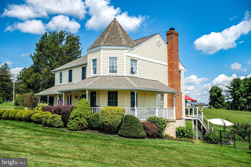 ****$8000 TOWARDS BUYER CLOSING IF CLOSED BY DECEMBER 3Oth****  OPEN HOUSE SATURDAY NOV. 11th 12-2!!!  Beautiful 5 BR. 3.5 bath Colonial with attached full IN-LAW Suite / apartment! This meticulously maintained home sits on 2 acres with a wrap around porch, 2 car garage  and a rear deck with incredible views!  Over 6000 total sqft, updated kitchen w/ center island, walk-in pantry, casual dining /breakfast room, french doors leading to the rear deck. The kitchen & breakfast room flow with an open floor plan to the family room with vibrant natural light and a fireplace. A formal living room, formal dining room and powder room round out the first level of the main house. Retreat upstairs to the 2nd level to an amazing primary bedroom with a huge walk-in closet and newly updated luxury bath suite. Three more generously sized bedrooms and a full hall bath complete the 2nd level. A bonus finished loft above the garage lends itself nicely as a private flex space, man cave, office, craft room... make it yours! The In-law suite/apartment is connected to the main level with a full kitchen, full bath, living room and bedroom. Enter the in-law through the main house or a separate entrance outside just off the driveway parking. A first floor hallway laundry is strategically placed between the main house and In-law for easy access for all. A second laundry is in the basement as well! The basement offers a clean slate for your dream basement with nearly 2600 sqft and a french door ground level walk out to the back yard. Enjoy the outdoor space with 2 acres of manicured lawn, partially fenced and beautifully landscaped. Updates: Roof 2022, Master bath 2022, Kitchen updates 2021, First floor Laundry 2022, In-law bath 2022, In-law flooring 2022, Deck 2022 , Driveway sealed 2023.