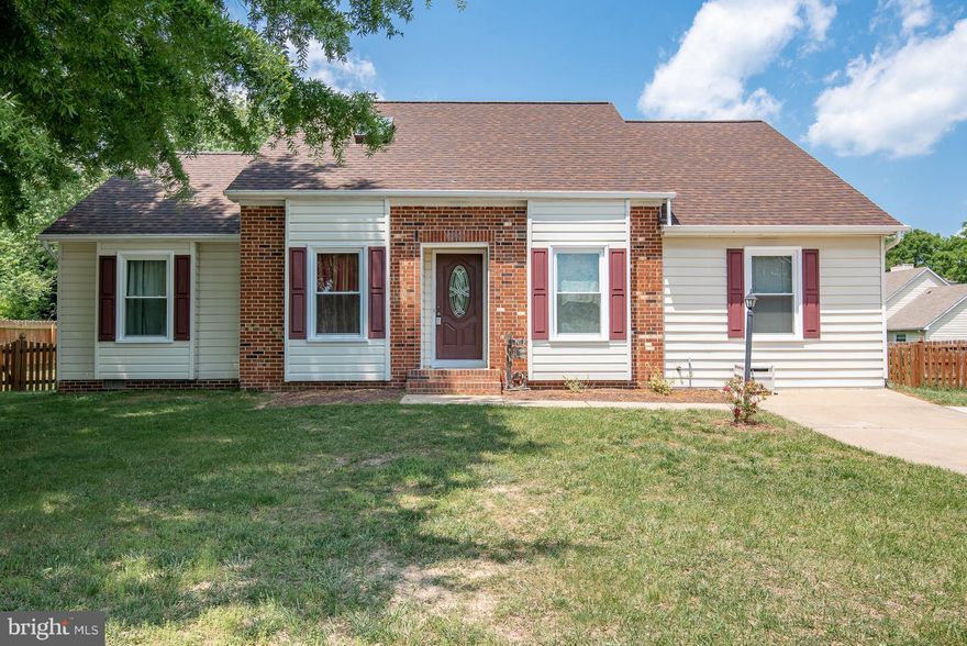 Gorgeous 4 bedroom rambler with hardwoods in main living areas and master bedroom, carpet in 3 additional bedrooms and ceramic tile in master bath. Stainless appliances and gas stove in the eat-in kitchen with separate dining area. Sun room overlooks a nicely sized, fenced backyard with shed, play set, and deck. Updated HVAC, 30 year roof, HW heater, and carpet. Close to shopping, and restaurants.