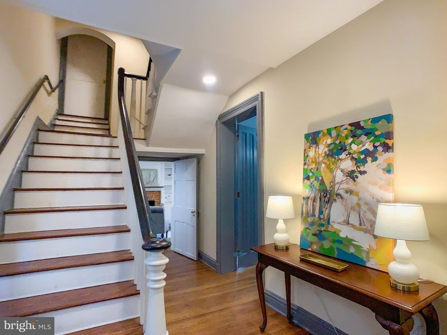 Grand Historic Home- This wonderful home has been beautifully restored while maintaining the architectural integrity. Historically significant this home is one of the earliest documented buildings in the old part of Historic Centreville. Built by James Croney Circa 1795 the original home was an excellent example of the two-room plan, one- and one-half stories high and two bays wide, a plan that was in considerable favor in Centreville during the initial phase of development. It is unfortunate that due to financial difficulties Croney conveyed the property in 1800 to settle a debt. In the mid-19th century, the home was enlarged, and further additions were made to the rear in more recent times. Many of the homes vintage and historic features have been preserved and restored. The molded baseboards, vintage windows, antique doors, beautiful hardwood floors, architrave trim, the turned newels and square banisters bring, wide center foyer, romantic lower and upper porches and Victorian front door bring the past to life. Old meets new with modern comforts and updates including HVAC, all new plumbing and electric, updated baths and kitchen with granite counter tops, island and stainless-steel appliances. Spacious primary bedroom with luxurious bath and private entrance to upper porch are one of the highlights. There is also a separate apartment in the rear with a private entrance ideal as a rental, office, guest quarters or in-law suite. This property is in the Central Business District of town. It has been used primarily as a residence and B&B but has many other uses including offices, mixed use for business on the lower level and rental on the upper level. Great location for store front, ideal for in home business. History and Zoning information in documents. Be sure to see the tour.