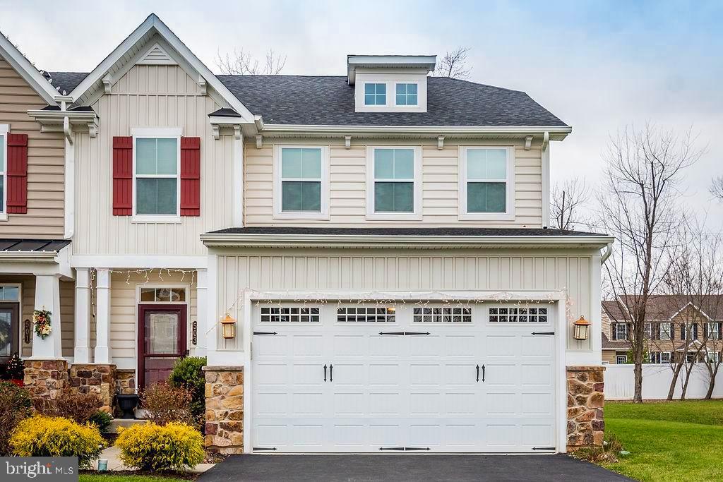 Fantastic, like new 4 bedroom in Central Bucks School District. As you enter this wonderful twin home you are greeted with hardwood floors that lead you to the dining room, powder room, kitchen, family room with gas fireplace and living room/office space - use it how it best suits your lifestyle. The kitchen is graced with granite countertops and stainless steel appliances. The breakfast nook overlooks the trex deck and the spacious fully-fenced yard, perfect for fun & games or relaxing. Upstairs you will find 4 generously sized bedrooms. The Main bedroom features a walk-in closet and upscale bathroom with tub and separate shower. The other 3 bedrooms are serviced by the hall bathroom. Also on this floor is the conveniently placed laundry room --no more up and down the stairs to do the household laundry. Finally, the fully-finished basement is perfectly suited to entertain, relax or exercise and is appointed with a half-bath and ample storage. Plus there is a two-car garage and oversized driveway to accommodate friends and family. This one won't last - great location and meticulous! Set up your showing today.