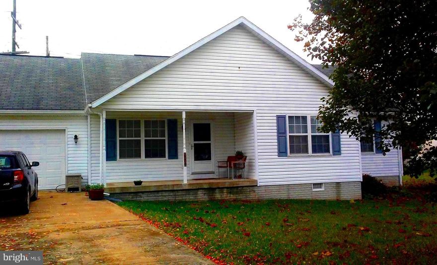 Beautifully maintained Ranch home on over 1/4 acre level lot.  Pride of ownership is evident throughout this three bedroom two full bath modern home.  Separate laundry room and efficient floor plan.  Master bedroom has master bath.  Attached garage with pull down attic.  Hard wood floors.  French doors lead to rear deck.  Enjoy the view from the large covered front porch.  Must see today.