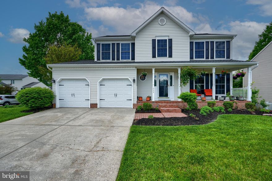 Welcome to Castle Blaney—one of Forest Hill’s most desirable communities, and in walking distance to Hickory Elementary School! This well-maintained Colonial is located on a quiet and private court, boasting a larger fenced in-yard within the Community. Upon entering, you'll immediately notice the timeless hardwood floors that run throughout the main level. With crown molding, recessed lighting, and a modern kitchen complete with granite countertops, stainless steel appliances (refrigerator 2024), and a bright, open flow that’s perfect for everyday living and entertaining alike.  Just off the kitchen, you’ll fall in love with the newly added 4-Seasons Room (2024), featuring warm wood-paneled ceilings, tons of natural sunlight, and durable laminate flooring! For music and movie lovers, the family room is equipped with built-in in-ceiling speakers with Dolby Atmos offering a sleek and modern audio solution perfect for entertaining or enjoying your favorite movies and music. On your way into the spacious two-car garage, you'll notice the first-floor laundry, creating added convenience to your daily chores! Upstairs, you'll find new laminate flooring throughout (2024), generously sized bedrooms, along with a remodeled main bath (2023). The Owners Suite boasts a luxurious en-suite bath (2024) with high-end tile and marble finishes that keeps both style and functionality in mind. The finished lower level provides great entertainment space, complete with a wet bar, custom cabinetry, granite countertops, and ample storage for all your needs. Whether you're hosting guests or enjoying a quiet night in, this home has something for everyone! The backyard is a private oasis featuring variety of fruit trees, including apple, plum, peach, pear and persimmon. Roof and Gutters, along with interior paint were completed in 2021!