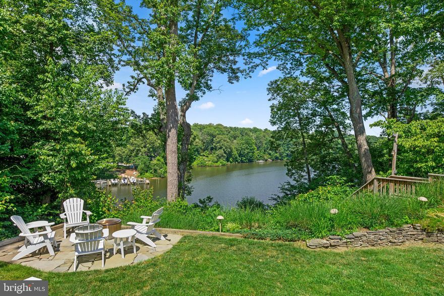 Beautiful, private waterfront home with serene views of Mill Creek in St. Margarets, just minutes from all Annapolis has to offer. Incredible views with fabulous waterside entertaining space. Host gatherings year round with the spacious deck, sun porch, gazebo and rear yard overlooking the water. Step inside to your recently renovated and beautifully designed home featuring 5 bedrooms with 3 full and 1 half bathrooms with over 2,800 square feet of living space. No detail was overlooked- designer inspired lighting, a neutral, coastal inspired paint palette, and a spacious chef's kitchen that anchors the entire home. Bright and sun filled main level with floor to ceiling windows to take in the full panorama. Kitchen with white shaker cabinetry, gorgeous quartzite counters and a huge center island with seating for 4+ open to the dining area and great room beyond. Spacious bedroom level with a luxurious primary retreat complete with sitting area, walk in closet and en suite bathroom with dual vanities and a large glass enclosed shower. 3 additional bedrooms and a full, updated hall bathroom complete this level. Bonus living space on the lower level with walk out to the yard and a great rec room with space for all your games! An updated full bathroom and bedroom would make a wonderful guest suite or home for your in-laws or au pair with its own entrance. Take in the tranquil and private setting to watch the boats, eagles & ospreys. Private pier w/ 2 deep water slips. Schedule your private tour today!