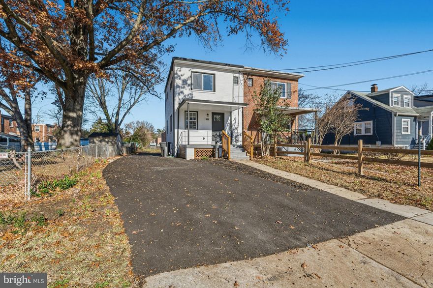 Welcome to 3400 Webster Street — a beautifully renovated brick semi-detached home offering modern style, efficient design, and a spacious yard in the heart of Brentwood. Fully updated in 2025, this home delivers a fresh, move-in-ready living experience across three levels.

The main level features a bright and open layout with new flooring, recessed lighting, and large windows that bring in natural light. The stunning new kitchen showcases quartz countertops, stainless steel appliances, custom cabinetry, and a sleek tile backsplash — creating the perfect space for cooking and gathering.

Upstairs, you’ll find three comfortable bedrooms and a fully updated bathroom with designer tile and contemporary fixtures. The lower level offers a partially finished flex space ideal for a recreation room, home office, gym, or additional storage, along with direct walk-out access to the backyard.

Outside, enjoy a deep, fully fenced yard with plenty of room for outdoor dining, gardening, or play. The property also features one of the only turn-around driveways on the road, providing rare convenience and easy in-and-out access.

Additional highlights include a newer heating system, updated electric and plumbing, energy-efficient windows, and durable brick construction. With its modern finishes, thoughtful layout, and large lot, this home offers both style and function.

Conveniently located near neighborhood parks, local shops, public transit, and major commuter routes, this home is perfectly positioned for effortless everyday living.