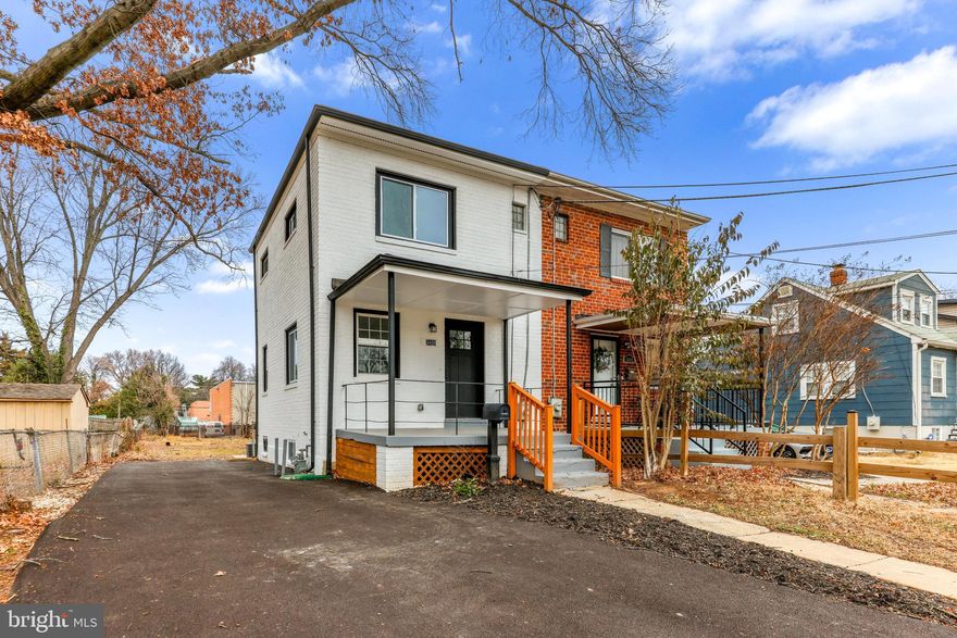 Welcome to 3400 Webster Street — a beautifully renovated brick semi-detached home offering modern style, efficient design, and a spacious yard in the heart of Brentwood. Fully updated in 2025, this home delivers a fresh, move-in-ready living experience across three levels.

The main level features a bright and open layout with new flooring, recessed lighting, and large windows that bring in natural light. The stunning new kitchen showcases quartz countertops, stainless steel appliances, custom cabinetry, and a sleek tile backsplash — creating the perfect space for cooking and gathering.

Upstairs, you’ll find three comfortable bedrooms and a fully updated bathroom with designer tile and contemporary fixtures. The lower level offers a partially finished flex space ideal for a recreation room, home office, gym, or additional storage, along with direct walk-out access to the backyard.

Outside, enjoy a deep, fully fenced yard with plenty of room for outdoor dining, gardening, or play. The property also features one of the only turn-around driveways on the road, providing rare convenience and easy in-and-out access.

Additional highlights include a newer heating system, updated electric and plumbing, energy-efficient windows, and durable brick construction. With its modern finishes, thoughtful layout, and large lot, this home offers both style and function.

Conveniently located near neighborhood parks, local shops, public transit, and major commuter routes, this home is perfectly positioned for effortless everyday living.