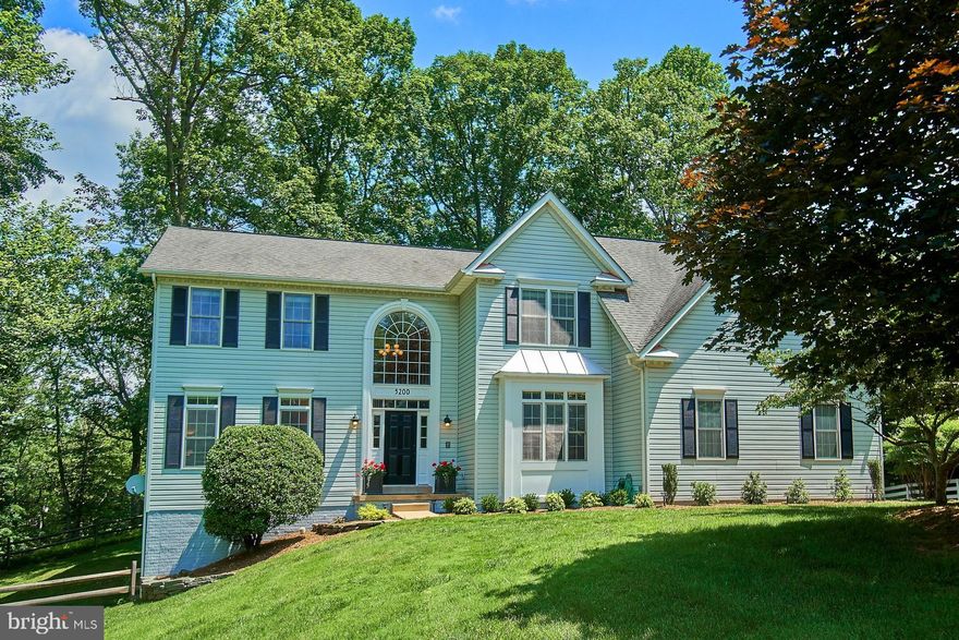 Fantastic Open and Light Home on nearly an acre lot on non-thru street.  2 Story Foyer, Large Study, 2 Story Family Rm with 2 Story Stone FPL and 2 Stories of windows! 2nd Stairway off Family Rm to Bedroom level.  Updated Kitchen with new Granite Countertops and Big undermount sink, all new Stainless Steel Appliances and Ceramic Tile Flooring.  Breakfast Room with Door to Large Screened Porch overlooking Private Yard. Master BR with Tray Ceiling, Large Luxury Bath and Big walk in Closet. Three more large bedrooms, one with study space that can be upgraded to 3rd full bath! Huge Walk Out Basement waiting for finishing with Rough In Plumbing and Updated Carrier Infinity Gas Furnace and 75 Gal Gas Water Heater.  This home is much larger than the recent sales in the neighborhood.  Fantastic location for commuters and wonderful school pyramid.