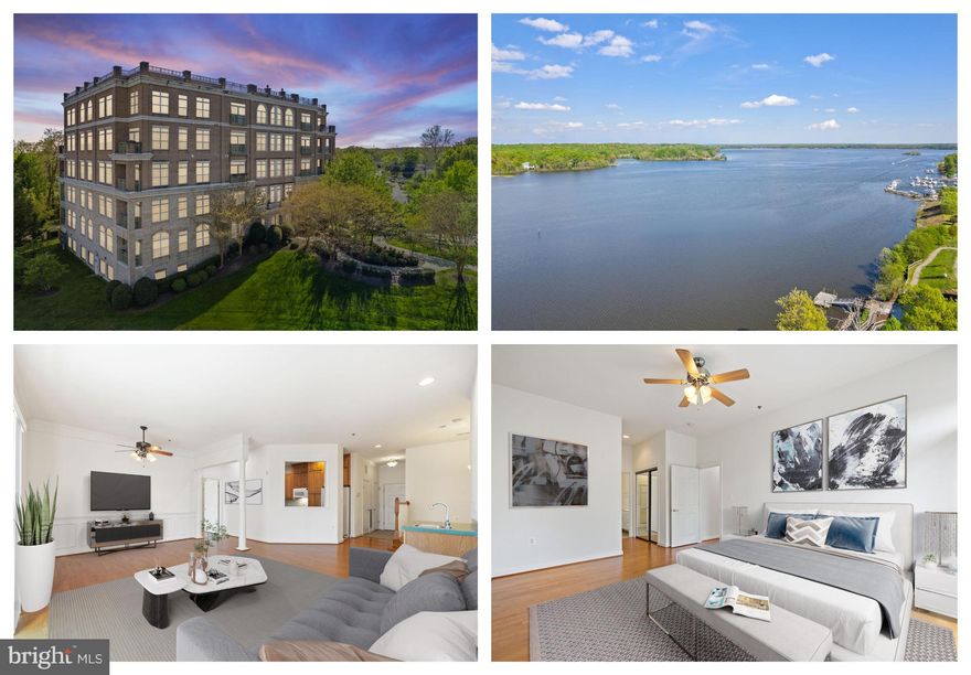 Step into your new lifestyle residence boasting stunning water views, an array of amenities, and the convenience of low-maintenance living. Welcome to The River Club of Belmont Bay, where every day feels like a retreat. Situated just moments from major commuter routes, including the VRE less than a mile away and quick access to I-95, this prime location ensures seamless travel. Explore nearby dining, shopping, and entertainment options, all within easy reach. Take advantage of rooftop access offering panoramic vistas of the Occoquan River, perfect for relaxing moments or entertaining guests. For boating enthusiasts, multiple marinas await your exploration, while the inviting pool and tennis courts are just a stone's throw away. Inside, discover an open floorplan designed for modern living, featuring two primary en-suites, flooded with natural light and complemented by in-unit laundry for added convenience.
Surrounded by community amenities and the natural beauty of the Occoquan Bay National Wildlife Refuge, spanning over 600 acres with miles of bike trails, the location truly offers the best of both worlds.
 Embrace the ease of life on the river and make The River Club of Belmont Bay your new home. Come experience waterfront living at its finest.