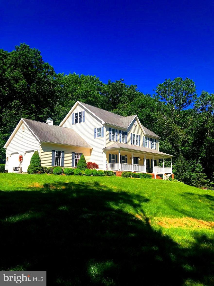 Once in a lifetime opportunity to live in a very spacious airy, sun filled charming home at a GREAT VALUE.   2,728 square feet above grade.  Take advantage of the huge spaces,  the beautiful 5 ACRES of grounds, the Hereford Zone schools, the quietude.  This home on a hill is perfect for buyers with artistic vision who appreciate potential.   This home is perfect for those who can see the possible.   You will love the big rooms and two fireplaces.  The large two car garage.  The huge full unfinished attic ready for finishing.  The lovely lane leading to the home.  Feel  the serenity, the billions of stars at night.  The rural life, the moon,  peace  and quietude at great value.  Home warranty included! Make your appointment today!! Please note the large 4th bedroom is in lower level.  It is non- conforming since there is no window.