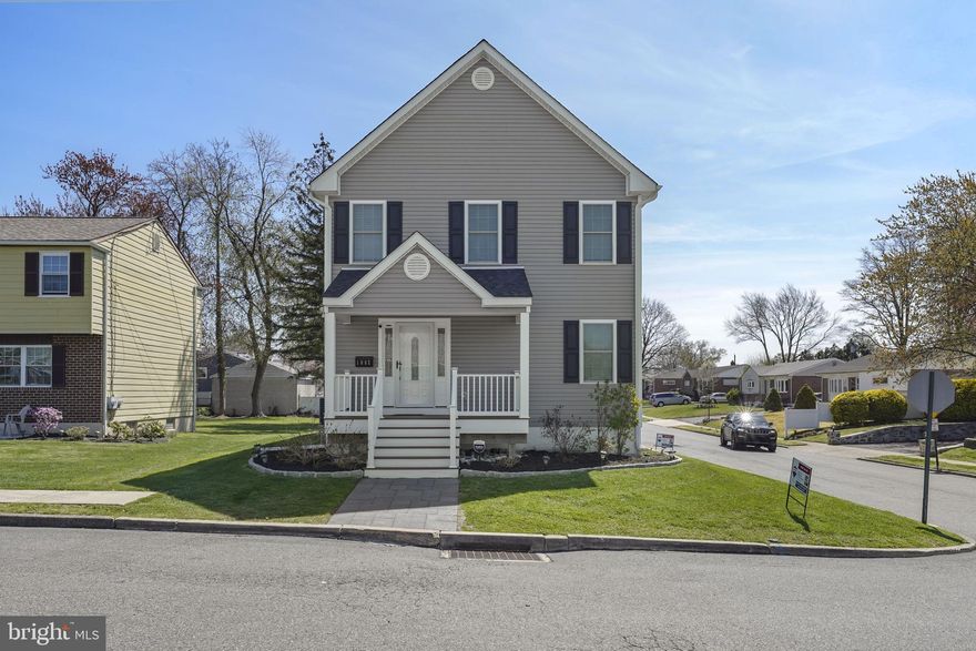 Welcome to the crown jewel of Folsom, a newly constructed, 2021-built masterpiece offering over 3,300 sq. ft. of luxurious living space in the heart of Delaware County’s sought-after Ridley School District. As the newest, fully turnkey home currently available in Delaware County east of 476, this property is truly one of a kind, blending modern elegance with timeless design. From the moment you arrive, you’ll notice the careful craftsmanship and attention to detail. Pull up to the corner-lot property and take in the charming front porch, perfect for morning coffee or evening relaxation. Prefer a private entrance? A two-car driveway and side entry make coming and going effortless. Step inside to a grand foyer with wide staircase and sparkling chandelier, immediately setting the tone for the style and sophistication that flows throughout the home. The main level features a first-floor bedroom with full en suite and walk-in closet, offering versatility as a master retreat, guest suite, or home office, the choice is yours.The heart of the home is a breathtaking open-concept living, dining, and kitchen space, designed for both everyday life and entertaining in style. Natural light floods the room, highlighting custom finishes, crown molding, and a gas fireplace that anchors the space. Step through sliding glass doors onto a 500+ sq. ft. partially covered Trex deck, perfect for summer gatherings, weekend barbecues, or quiet evenings enjoying the sunset. The gourmet kitchen is a showstopper, featuring quartz countertops, high-end stainless steel appliances, and a full range and oven, ideal for creating meals or hosting friends in a space that’s as functional as it is beautiful. Upstairs, every detail has been designed for comfort and convenience. A second-floor laundry room keeps life simple, while the master suite offers a spa-inspired bath and walk-in closet, a private sanctuary to unwind after a long day. Three additional bedrooms share a spacious, hall bath, perfect for family, guests, or flexible workspace. The fully finished basement adds over 1,000 sq. ft. of versatile space, imagine a man cave, home gym, media room, hobby studio, or kids’ playroom, whatever your lifestyle demands, this space can handle it all. Every element of this home speaks to quality, from the premium Trex decking to the meticulously selected finishes, creating a residence that’s both modern and timeless. Rarely does a home of this caliber become available, especially one that is fully rebuilt from the ground up and ready for you to move in and live the life you’ve been dreaming of. 1002 11th Ave isn’t just a house, it’s a lifestyle. Schedule your private tour today and experience the luxury, space, and design that sets this home apart.