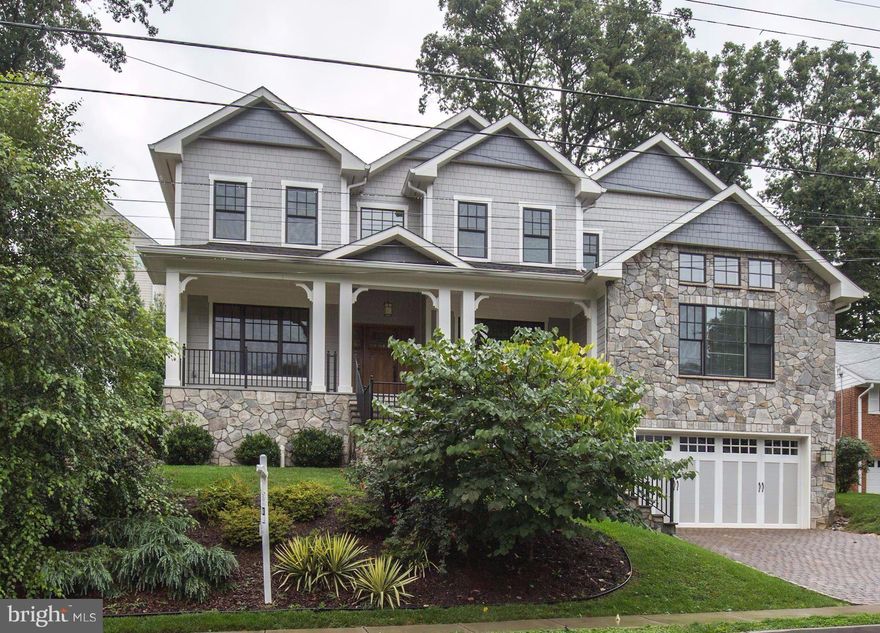 Best value in Arlington! Quality built in 2013,1/4 acre cul-de- sac lot in Jamestown Williamsburg Yorktown Big main level BR & bath; 4 BRs & 3 baths up; main LR, DR, den, family room, kitchen, bkfst area, mudroom. LL rec room, game/exercise room & great storage. 2/3 car garage w/extra storage.  Wood floors 2 levels, high ceilings, built ins.  Screened porch and flat play area.