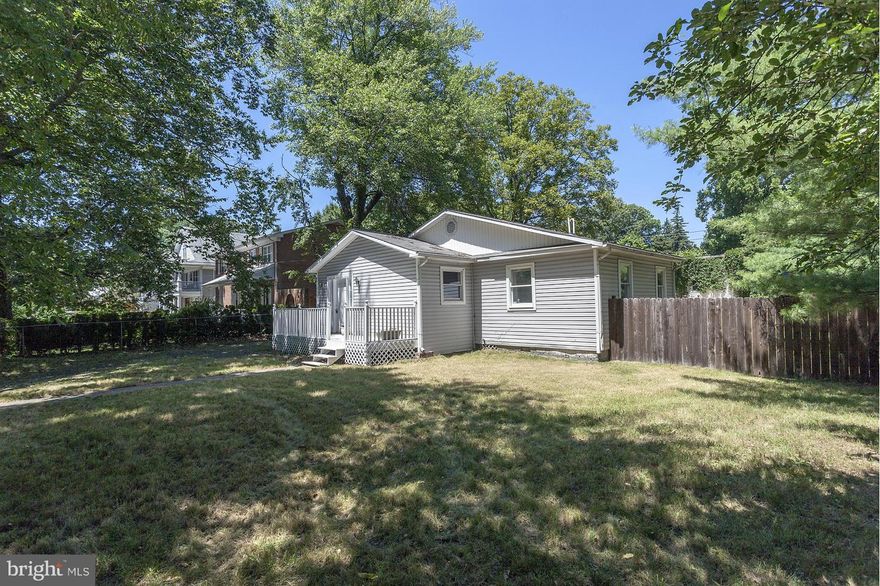 VALUE IS IN THE LAND. Build your DREAM home on this terrific 1/3-acre level corner lot in Glen Echo Heights! FANTASTIC location so close to downtown Bethesda, shops, Crescent Trail, C&O Canal, DC, community pool ++. Huge detached garage great for future studio/workshop. House currently occupied/call LA before walking lot. Wood Acres/Pyle/Whitman! 3RD PARTY APPROVAL.