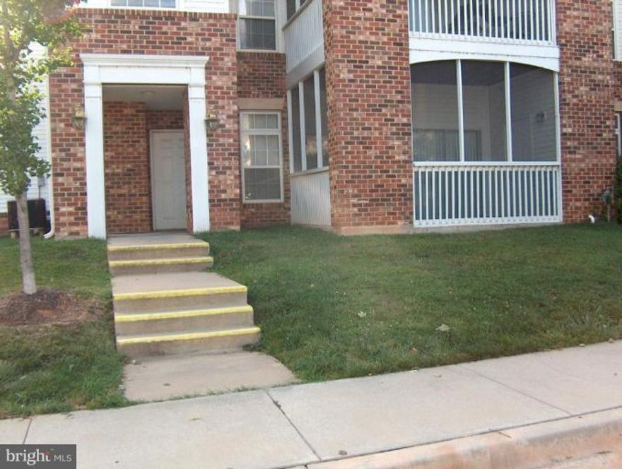 NEW CARPET, FLOOR & PAINT!  LOCATION <1 mile to 295/BW Pkwy & 495/95.  EASY commute to DC/Balt or VA.  This unit is in the MAIN building w/pool right outside, w/gym, w/lobby and atrium. HANDICAP ACCESSIBLE.  2 FULL BEDROOMS, Screened in Patio, SOAKING TUB w/shower.  Full size stacked washer & dryer. near park w/TOT LOT, basketball courts & more. Secured locked building