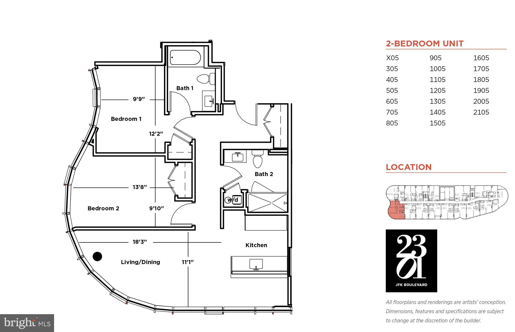 Additional image 60 of 2301 John F Kennedy Boulevard Unit 305, Philadelphia, PA 19103