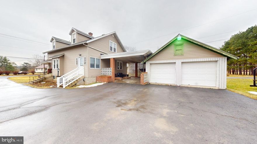 Nestled within walking distance to the little town of Fort Ashby WV is this cute 3 bedroom 1 1/2 bath two story home just waiting for you to make it your own.  New siding, dishwasher and windows have been installed within the past year.   Spacious living room with one of the bedrooms and baths on the main floor. 
Two car detached garage and private driveway make for plenty of parking space.  Nice level front and back yard make for a great place to have those summer barbeques with friends and family.  Shopping, Dining and Recreational activity are just a stones throw away.  Don't miss this opportunity, Call today for a showing.