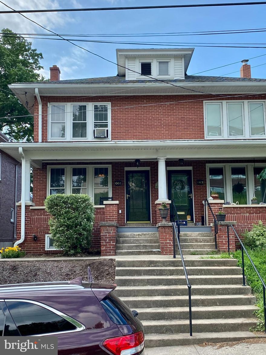 This brick semi in Hamburg, features 3 bedrooms, 1.5+ bathrooms, a detached garage, beautiful front and back porches, refinished hardwood floors and much more. It's conveniently located, close to major highways, stores, restaurants, and is within walking distance to all of the wonderful things that downtown Hamburg has to offer.