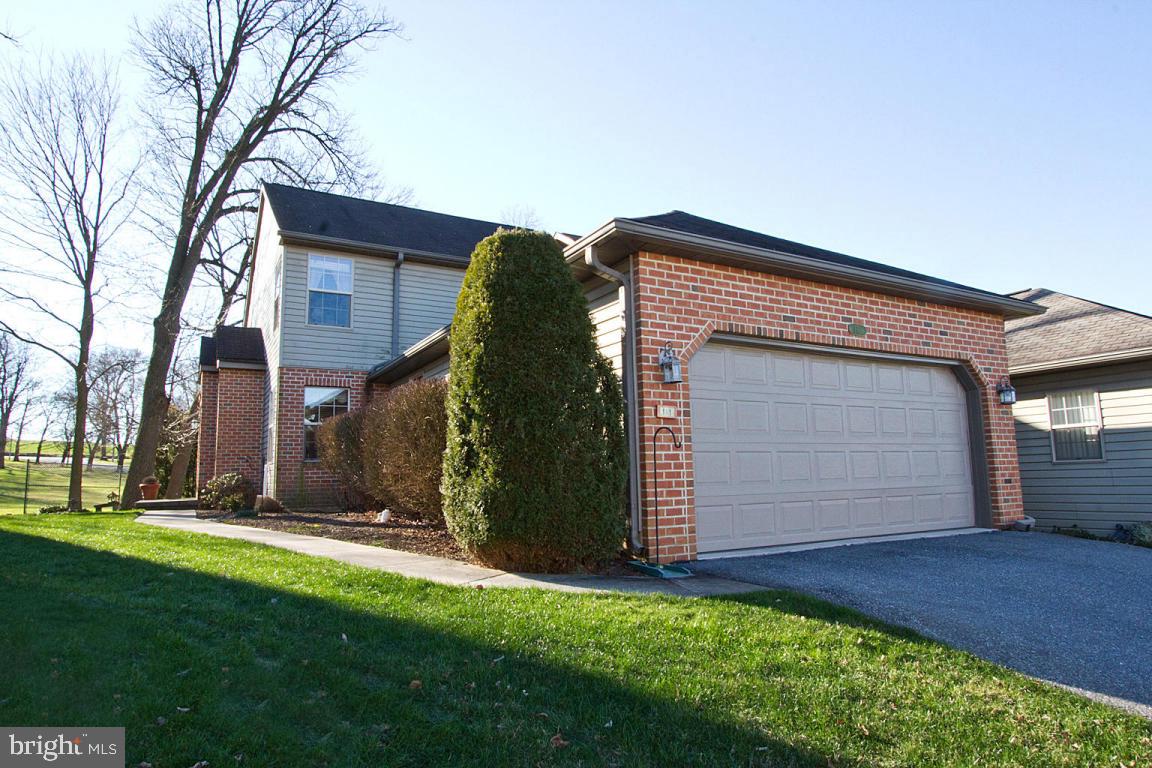 Gated Community in Lampeter Strasburg school district. Wonderful end unit home in excellent condition boasts of over 2,100 square feet of living space, 1st floor Master Suite w/ updated master bathroom, sun room, gas fireplace in living room w/ high ceilings, and an eat in kitchen w/ granite counter tops. Home also features a loft area, 2 bedrooms on the 2nd floor with an updated full bathroom, 2 car garage, natural gas heat,