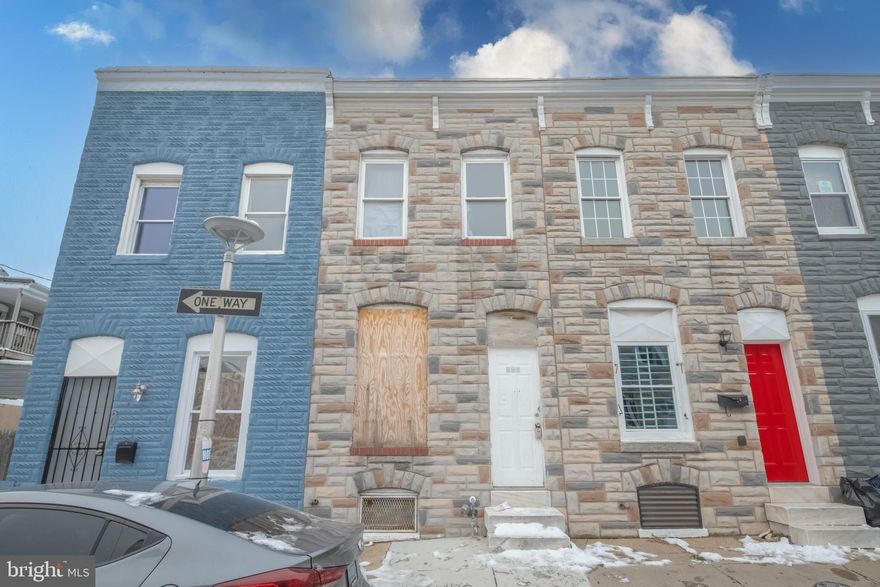 This two-story townhome with three bedrooms and one bath is situated in the Madison Eastend Neighborhood. This home was recently rented for $875.00 per month and has a Lead Paint Certificate. There are many rehabs going on in the area, buy this now and keep it in your portfolio as an income generating property or rehab it and sell it.  Sold As-Is, the seller will not make any repairs. The property is conveniently located near Clifton Park, which offers a variety of outdoor activities, including the Clifton Park Golf Course.  Within minutes to Johns Hopkins, University of Maryland, MICA, Little Italy, Fells Point, Harbor East, Fells Point, Canton, Downtown, Shopping and Commuter Routes of 95, 895, 695. Investors do not miss this one!