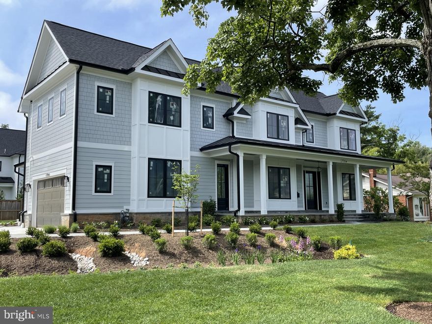 Situated on a gorgeous 10,888 SF lot in the heart of Bethesda in Oakland Knolls within a short walk of Pyle Middle School and Whitman Senior High School, 7704 Hemlock Street is a new colonial built to today’s highest standards.  Exterior features include an oversize three-car, side-loading garage with automatic doors and pre-wired for electric car charging, covered front porch, covered rear porch with fireplace, skylight, ceiling fan and pre-wired speaker system, flagstone patio with gas hub for barbeque, HardiePlank exterior siding and oversize gutters with leaf guards.

Interior features include nearly 6,500 finished square feet, six bedrooms, six bathrooms, a powder room, Andersen windows, white oak flooring, open floorplan, large, walk-in closets, Circa lighting, butler’s pantry, two mudrooms and an open kitchen/breakfast area/family room with gas fireplace.  The gourmet kitchen includes a Kohler farmhouse sink, oversize island with quartz countertop, built-in speakers, large pantry, maple cabinets, Thermador appliances and built-in Wolfe coffee maker.  Many other amenities are too numerous to describe in this abbreviated space.  Enjoy the wonderful lifestyle a new house filled with today’s top-of-the-line amenities can offer!