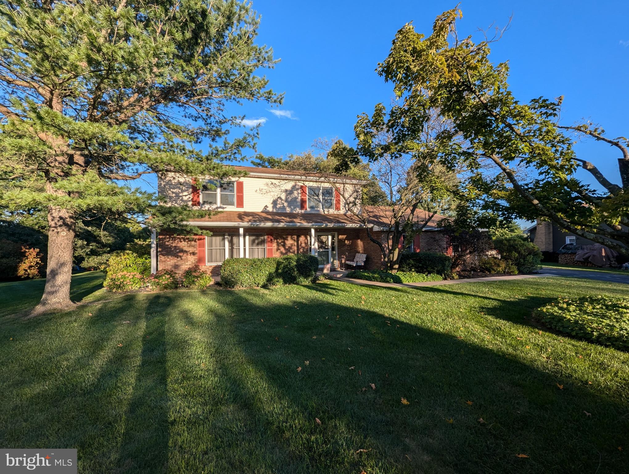 Location, Location, Location...Setting! Beautiful lot at the end of a cul-de-sac in Park Forest Village. This one owner home offers comfort, privacy and convenience. Minutes to campus, town, parks and shopping. Wonderful yard for gardeners, games and socializing. Beautiful brick surround fireplace in family room, opens to oversized deck. Updated Kitchen with cherry cabinets and quartz counters. 4 large bedrooms including Owners suite w/full bath. Newer Anderson windows on second floor, newer central heating/cooling with back up electric baseboard. Construction 2x 6 exterior walls. Wonderful covered front porch to relax and decompress. Unfinished Walkout/Daylight lower level with rough-in offers tremendous potential.