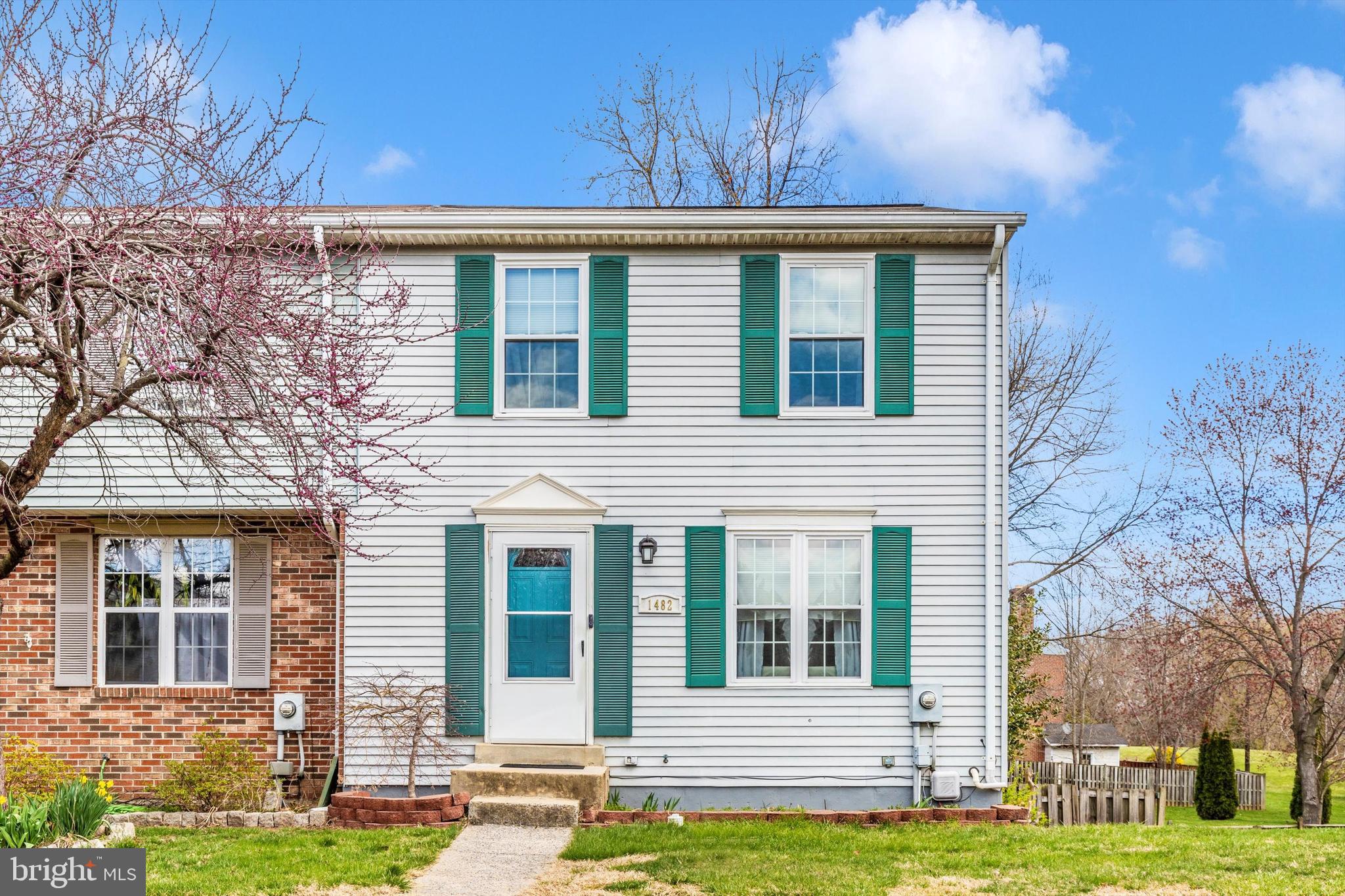 LAST SHOWINGS - MUST SCHEDULE BEFORE 5 PM SUNDAY, 3/30/25.Ready, set, go!! Home Warranty included! Price reflects older roof, HVAC and cosmetic updates (carpet, paint etc). Desirable Fredericktowne Village location backs to a vast open area that adjoins Monocacy Park. Third bedroom is located in the walk-out basement. For those that are looking for larger bedrooms upstairs, the two bedrooms are spacious enough to be considered two primary bedrooms. Third "bedroom" in basement does not have a window, but has a small closet. The floor plan includes a large living room with country kitchen-dining combination that adjoins the deck. This END-UNIT, THREE-FINISHED LEVELS, with level WALKOUT townhome provides a wonderful opportunity for "built-in equity", and also the possibility of building in, or increasing the sales price for some closing costs. (Subject to Appraisal.) Professional pictures and floor-plan will be posted before active listing is posted. Schedule now!! PROPERTY IS OWNER OCCUPIED -- PLEASE BE CONSIDERATE. Do not walk on the property, knock on the door, or otherwise disturb the residents. SHOWINGS ARE BY APPOINTMENT PLEASE. Thank You for understanding.