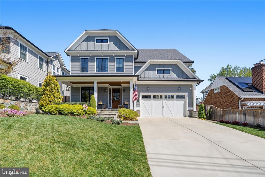 Nestled on a friendly, welcoming block -- this turn-key home is the rare architectural gem that seamlessly blends formal entertaining spaces with intimate daily life. Constructed in 2020 by renowned Mid Atlantic Custom Builders 3307 Cummings is the ideal blend of modern craftsmanship paired with timeless design. Spanning 5,200 sf of living space over four levels and  sited on a lush, private landscaped lot.

The main level, with a gracious foyer and open floor plan centers around a stunning gourmet kitchen -- the heart of the home. The kitchen's ample walk-in pantry with a sliding barn door is both charming and practical. Designed for both high-end entertaining and comfortable daily living, the kitchen flows into an inviting family room with a fireplace and stone hearth. Transitioning effortlessly between indoors and out, sliding pocket doors lead out to the screened-in porch with  fireplace—the ideal retreat for cozy autumn evenings or breezy summer afternoons. This level is further enhanced by an office with floor to ceiling windows, formal dining room with a custom accent wall, and a versatile private bedroom and full bath that can also serve as a play room, TV room or 2nd home office. A mudroom with storage cubbies, an
over-sized closet is adjacent to the 2-car garage.

The upper level has the breathtaking primary suite, a true light-flooded retreat featuring high ceilings, dual walk-in closets and an airy spa-inspired marble bath with double sinks and an oversized walk-in shower. Two additional bedrooms share a Jack & Jill bath and the ample guest room has an en suite full bath. The large laundry room on this level with storage and folding surfaces is the ultimate convenience. The expansive lower level with light broadens the home's footprint with a massive rec room and a fully equipped wet bar, creating the ultimate hub for movie night or social gatherings. This level also includes the 6th bedroom  with an en suite full bath (ideal for guests, an au pair or in laws),  a flexible bonus room currently used as a home gym (or can be used as the 7th bedroom), and an expansive storage room and utililty room.

Every corner of this property has been carefully curated to deliver a lifestyle of comfort and effortless style. From the high-end finishes to the intuitive flow of the floor plan it is a meticulously crafted home to meet the demands of modern life while maintaining a sense of classic Chevy Chase charm. Welcome home!