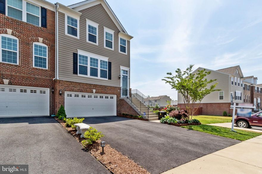 This lovely end unit is located in the quiet Powells Landing Community will not last long on the market! Just a short drive to dining and shopping, Interstate 95 and Route. Home features include an open floor plan, with gleaming hardwood floors, a huge gourmet kitchen, equipped with a gas cooktop, double ovens and pantry for those Costco and Sams Club trips. Enjoy entertaining in the beautiful fenced in backyard, with a deck leading off of the kitchen and steps leading to the downstairs patio. Enjoy sipping cocktails during rainy days and nights on a dry patio, equipped with an under- deck ceiling system. Basement is fully finished, with a full bathroom. This home holds a ton more fabulous features you don t want to miss!