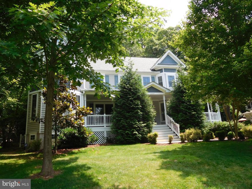 Amazing Victorian - built in 2008. Wrap around porch, beautiful landscaping, 2 fireplaces, open floor plan on main level - amazing kitchen, main level laundry, Primary bedroom with bath and fireplace! This home is across the street from West Falls Church Metro . Amazing location - McLean High School, too!