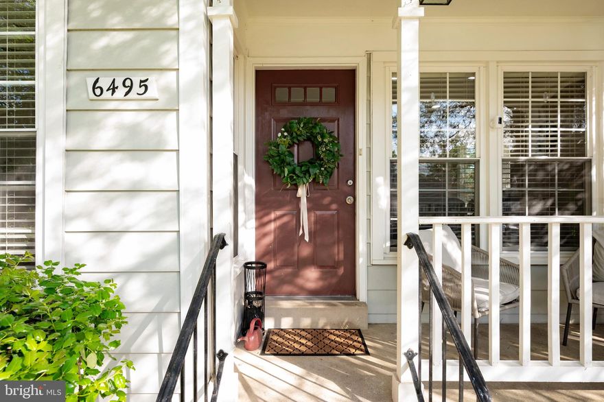 OFFER DEADLINE: Tuesday, May 13 at noon. Welcome to this beautiful end unit with open floorplan, wood floors throughout main level and recessed lighting. Enjoy a gorgeous, open, remodeled kitchen with stainless steel appliances, tiled wall, amazing counter space, and bottom freezer refrigerator. Windows on two sides of the living room, including a bay window, and charming front porch for enjoying nice weather, extend the open feel in all directions. The dining room has a custom decorative wall, ceiling fan and large window. There are two bedrooms and a full bath on the main level. A very private yard with patio, storage shed, and privacy fence provides additional space for meals, entertaining and play. The finished lower level has a large recreation room with wood-burning fireplace and recessed lighting, a bonus room that makes a great home office, a full bath, and very large laundry room (shelving unit conveys) with terrific storage space. New washer April 2025, 50-gal water heater and refrigerator 2024, and new roof and attic insulation 2021. There is a radon remediation system. 

The HOA takes care of front and side lawn/landscape and removes snow from sidewalk.
2 assigned parking spaces just outside your front door.

Approximately ¾ mile to the South Alex Shopping Center with Aldi, less than 1 mile to Walmart Supercenter, and approximately 3 miles to Whole Foods in Old Town, Alexandria. Commuting is a breeze: 1.5 miles to Huntington metro, with over 3500 parking spaces. Fairfax Connector 152 bus to Huntington Metro Station and George Washington’s Mount Vernon, and 161/162 bus to Huntington Metro Station, are 1 block away.
Approximately 8-9 miles to the Pentagon and Ft. Belvoir. 

Huntley Meadows Park, with trails, wetlands, a historic home, events, classes, and camps, is 1.7 miles away. 
Shops, restaurants, entertainment approximately 3 miles away in Old Town Alexandria, 3.5 miles away at Kingstowne Towne Center, and 6.5 miles away at National Harbor, Maryland. 

Reagan National Airport is approximately 7 miles away and Washington DC is approximately 10 miles away.