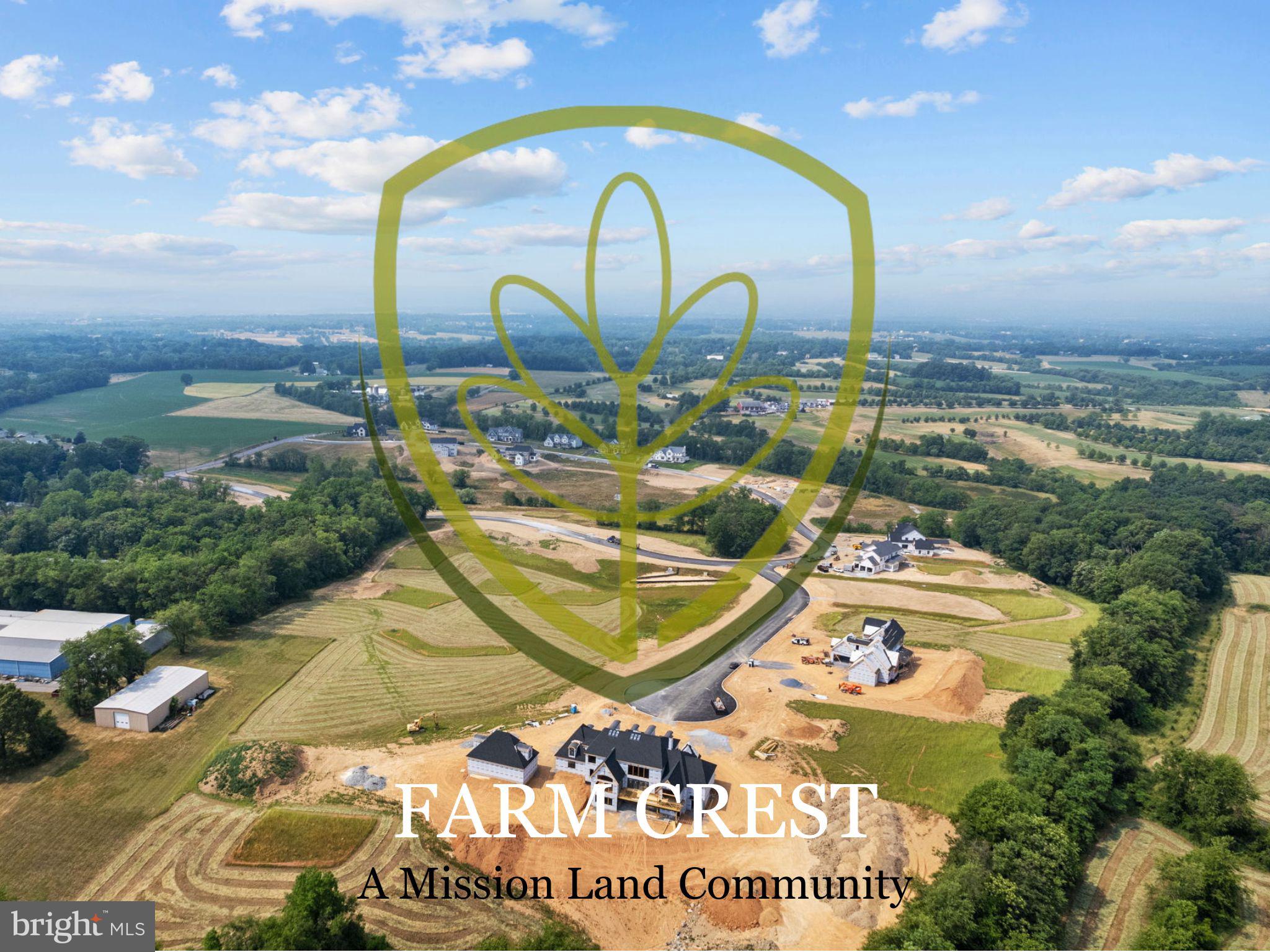 Welcome to Farm Crest, a boutique development where luxury living meets the tranquility of rural life. Farm Crest is not just a place to call home, it's a lifestyle. This exclusive community features million-dollar homes nestled in a picturesque, farm-like setting located next to a premier golf course. Each home is carefully designed and individually crafted by award-winning custom home builders, Roland Builder or FoxBuilt homes. With its idyllic location and sweeping views, Farm Crest offers the best of both worlds - stunning natural surroundings, and it is just minutes away from Hershey and Harrisburg where you'll find dining, shopping, entertainment, and top-notch healthcare. Don’t miss your opportunity to own an exceptional piece of real estate in one of the most highly sought-after communities around.
Introducing Lot 33, the largest and most unique lot remaining in this high-end community, situated on 4.81 acres of prime real estate with breathtaking views of the adjacent golf course. With southern exposure at the front of the house, this lot offers the perfect setting for your dream home. The lot boasts a full walkout for the lower level, providing ample natural light and easy access to the surrounding greenery. Take advantage of the opportunity to own one of the most sought-after properties in this prestigious community.