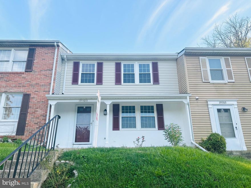 SELLER IS OFFERING $10,500  CREDIT TOWARDS CLOSING.
Beautifully Renovated Townhome in Sought-After Gaithersburg Location! This move-in-ready gem is thoughtful transformed featuring:
Fresh paint throughout (2025)
Brand-new luxury vinyl plank flooring on the upper level (2025)
Brand New kitchen cabinets, appliances and countertops for a modern look (2025)
Updated bathrooms with stylish new fixtures and finishes (2025)
New windows (2019)
Main level flooring replaced (2019)
New water heater (2022)
New HVAC system and roof (2023)
Finished basement with rough-in for a half bath, ready for added equity.

Come see tastefully renovated 3-bedroom, 2.5-bathroom townhome located in the heart of the desirable Stewart Town community. Step outside and enjoy the convenience of being just minutes from shopping, parks, dining, and major commuter routes—making this home as practical as it is charming. Whether you're a first-time buyer or looking to upgrade, this home offers comfort, style, and peace of mind with major systems already updated.