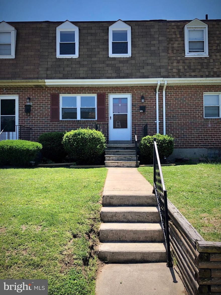 Turnkey rowhome in the heart of Hawthorne!  This home's many updates include new roof (2019), new HVAC (2020), new windows (2020),  new kitchen with stainless steel appliances & granite countertops, refinished hardwood floors on main and upper levels, and updated full bath.  Additionally, this property features a fenced rear yard, double-tier deck, storage shed, and private parking pad for one vehicle.  Make this home yours today!