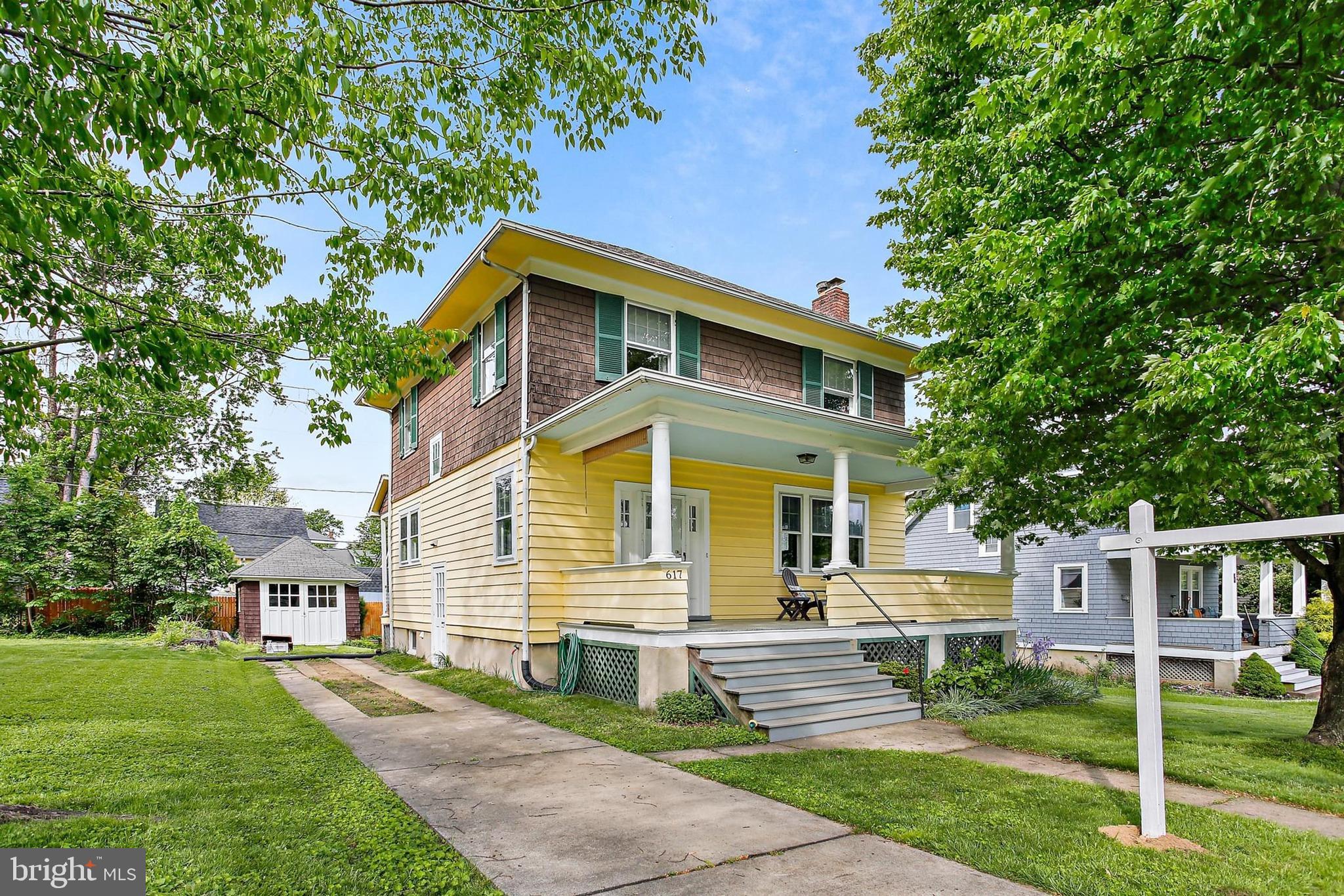 Back on Market--prior buyer had a health issue come up and terminated cotract.
Come see this Charming Catonsville Colonial-- Full of Old World Charm. Gleaming wood floors.
Make this your New home! Relax on the Large Front Porch at the front of the house Over 1500 sq ft on 1st and 2nd floors
Enter the Front door into Spacious Foyer, Living Room w/ Wood burning Fireplace,
Formal Dining Room, Half Bath and Small Eat in Kitchen on 1st floor . Kitchen has 42" Maple cabinets, Stainless Steel 5 burner gas stove, Dishwasher, Garbage disposal & Ceramic backsplash.
Small Porch to Back Yard
3 Good size bedrooms and Full bath on 2nd floor. Larger Closet in Primary bedroom.
Laundry is in unfinished Basement.
8.5 ft ceilings thru out 1st and 2nd floors. Wide Wood Door casings. 1 car detached garage
Gas boiler replaced 2008 4 Window AC units Gas hot water heater 11/23
Water and sewer lines replaced from the house.