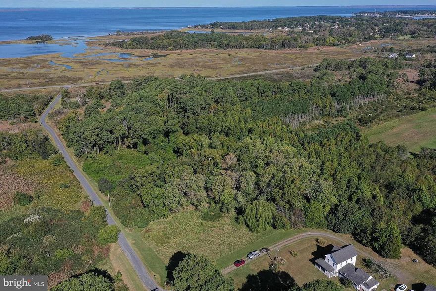 Almost 5 acres in the quaint waterfront community of Deal Island.