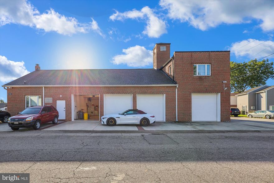 COMPLETELY RENOVATED FIREHOUSE THAT FEATURES TWO SEPERATE APARTMENTS!

MAIN LEVEL FEATURES THE HEART OF THE FIREHOUSE - OVERSIZED  3 BAY, 6 car garage in center of the building 37 x 37, SINGLE Bay Garage in rear 19x28    LIFTS AND AIR COMPRESSOR  ARE NEGOTIABLE.  MISCELLANEOUS ITEMS IN GARAGE ARE INCLUDED IN THE SALE.

RGHT SIDE - Upper Level Apt++ Features Living Room, Full Gourmet Kitchen, Primary Bedroom w/ 2 Walk in Closets, and Full Bath. HE Washer & Dryer on upper Level and Open Contemporary Floor Plan.   Custom Kitchen & Bath features Hardwood flooring & Granite.  Current Rent is $1000

LEFT SIDE 2 STORY UNIT Features oversized Gourmet Kitchen, Dining Area, Living Area, Main Level Bedroom, Full Bath.  Upper Level features Super Bath, Bedroom, Den, and Loftlike Family Room, Washer and Dryer.  Current Rent is 1950

WORKSHOP - Located in rear of 1st floor measures 30'x10'.  Multiple Storage Yards 54x22 and 16x38

PLEASE CHECK THE DISCLOSURE SECTION FOR MORE DETAILED INFO PROVIDED BY THE SELLER