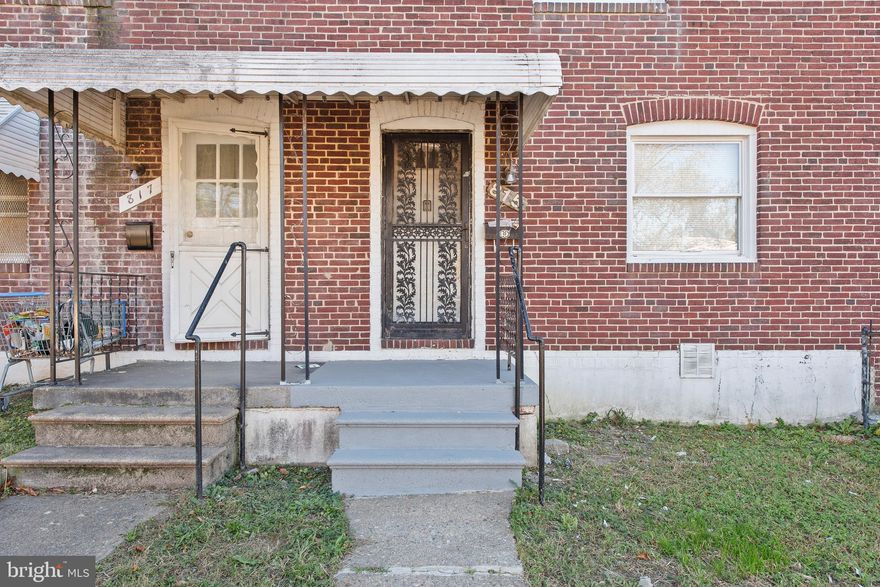 ********** Multiple Offers Have Been Received. Deadline for offers is 9:00 PM on 11/14/2024************
 
Welcome to 815 Jack Street, a legally-zoned 2-unit property offering excellent rental potential in a desirable Baltimore neighborhood. This well-maintained duplex features a total of 3 bedrooms and 3 bathrooms, with recent renovations completed in 2017. The main-level unit includes 1 bedroom and 1 full bathroom, making it ideal for a single tenant or couple. It offers cozy living space with access to a kitchen, living area, and convenient amenities. The upper-level unit offers 2 bedrooms and 1 bathroom, providing additional space for tenants or shared living. This unit is bright and functional, offering comfort and ease. The basement, previously rented by the owner, includes a full bathroom and offers additional living or storage space. It could be rented out separately for extra income or kept for personal use, with plenty of potential for future upgrades. The property was fully renovated in 2017, ensuring modern finishes and durability throughout. The main-level unit features a brand-new stove and microwave, adding value and convenience for tenants. With an estimated  gross rental income of approximately $2,000 per month or more, this property presents excellent cash flow potential for investors. Whether you're looking to expand your rental portfolio or occupy one unit while renting out the other, 815 Jack Street is a fantastic opportunity. Conveniently located with easy access to public transportation, shopping, and local amenities, this property is a must-see. Don't miss out on the chance to own this multi-unit home with strong rental income potential!