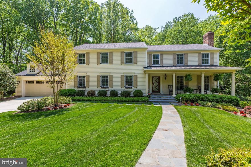 Wow...I cannot replicate this one! Spectacular top-to-bottom renovation and two story addition by well known & respected builder, Kandel Construction.  Exceptional finishes, millwork- too many details to mention.  Wonderful, stone, covered front porch overlooking cul-de-sac.  Turn key interior w/open flr plan.  Beautiful, warm kitchen w/custom cabinetry, marble flooring, gas cooking, built-in banquette & more, open to Family Rm w/fireplace.  Casual sun room w/bead board ceiling.  Dynamite mud room and separate laundry room.  Sumptuous Master Suite w/Sitting Area, 2 huge walk-in closets, gorgeous Marble Master Bathroom.  Renovated secondary bathrooms, bedrooms w/custom built-ins.  The lower level is bright and airy with French doors to the patio. The lower level is finished with such quality, you won't recognize it as a lower level- hardwood floors, crown molding, chair rail. Private home office with walls of glass overlooking backyard. Potential au pair suite & rough in for full bath. **Buyer is licensed agent who declined selling commission, actual sales price with commission paid was $1,674,000**