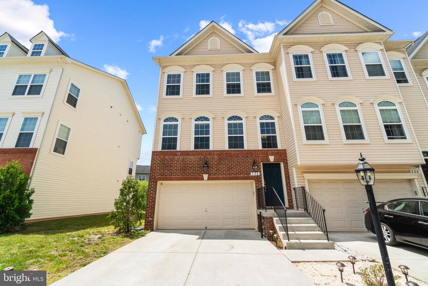 Welcome home to this 3-level, 2-car garage, end unit townhome in the quiet community of Millhouse Creek.  Your rental has 3 bedrooms, 2 full baths (both with double vanities), and 2 half baths - a bathroom on every level!  Open 2-story foyer, which will lead you down to your large, garage-level rec room, and fully fenced backyard. Beautiful kitchen with granite counter tops, crowned 42" cabinets, pantry, an island, a 4-burner gas stove, and all stainless steel appliances. Off the kitchen is a large trex deck with vinyl railings, perfect for grilling and entertaining. The main level boasts a beautiful wide-plank hardwood floor spanning through the spacious living room, and dining room areas, with crown molding and recessed lighting.  Your spacious master bedroom with vaulted ceilings, crown molding, walk-in closet, an ensuite bath that includes a soaker tub, separate shower, and granite countertops is located on the Top floor. The secondary bedrooms are good sizes.  The laundry is located on this level for added convenience.  Centrally located within 30 minutes of Fort Meade, Arundel Mills, Annapolis, and Baltimore, with easy access to major commuter routes, and close to shopping, dining, and entertainment!